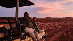 Atardecer en Namibia