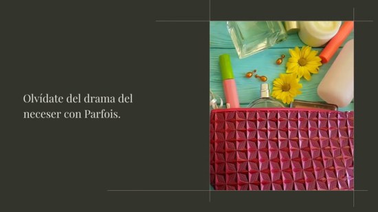 El neceser pequeño de Parfois en el que caben los esenciales de belleza para la maleta de Semana Santa
