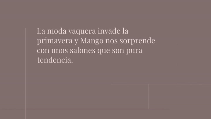 La fiebre del tejido vaquero llega al calzado y estos espectaculares salones de Mango lo confirman