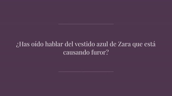 Así es el vestido azul de Zara que levanta pasiones (y estás a tiempo de conseguirlo)