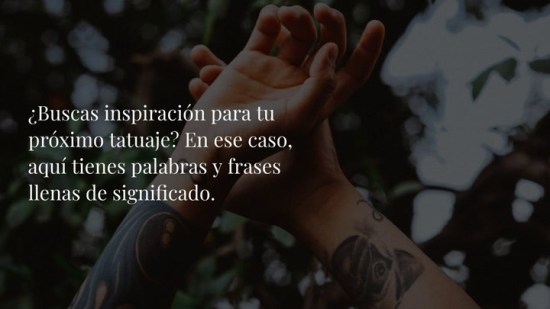 10 Ideas De Palabras Y Frases Para Tatua