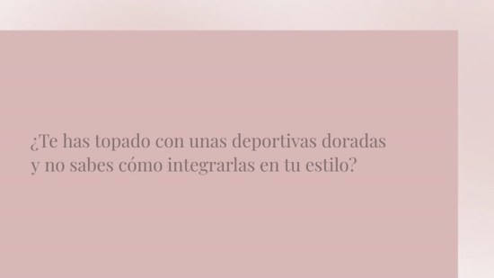 Cómo combinar deportivas doradas