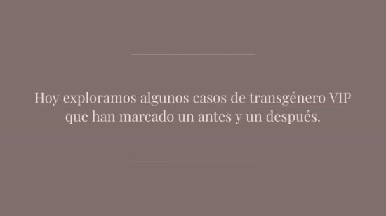 Famosos Y Cambios De Sexo Una Mezcla Exp