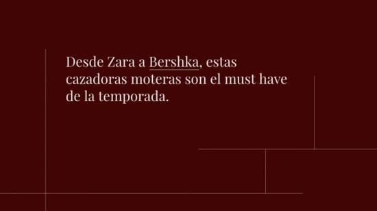 Estas Chaquetas Motomami De Inditex Colg