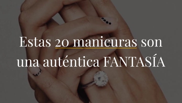 ¿Uñas cortas? Estas 20 manicuras (en tendencia) son una auténtica fantasía