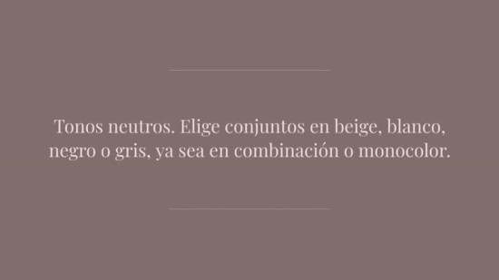 Estilo minimalista: las reglas básicas para vestirlo en clave sofisticado