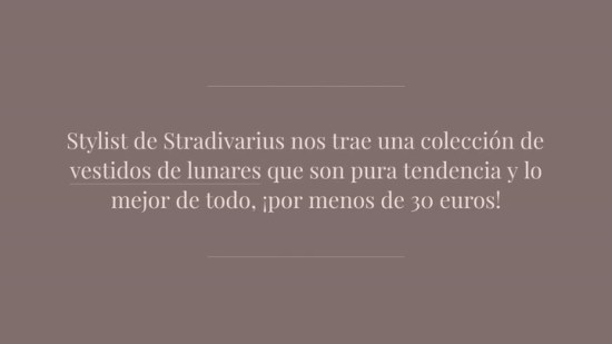 10 Vestidos De Lunares Por Menos De 30 Q