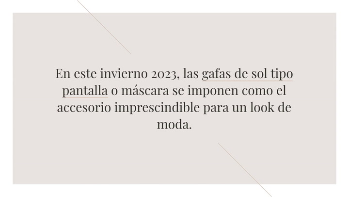 Las Gafas De Sol Que Est N De Moda Este