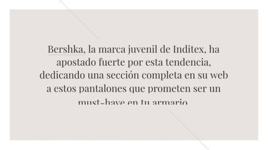 ‘Split pants’: se llevan los pantalones con aberturas en el bajo (y estos de Bershka sientan de maravilla)
