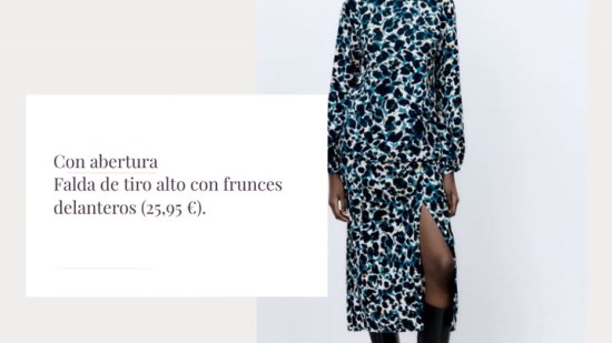 Las faldas midi (muy prácticas) de Zara que combinarán genial con todas tus botas y botines