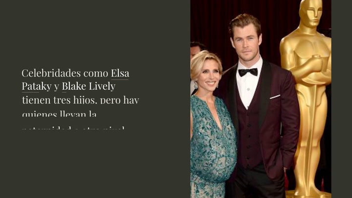 Las familias numerosas triunfan en Hollywood y estos 11 famosos presumen de la suya