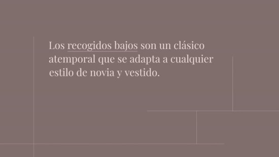 Los recogidos de novia más bonitos para esta temporada