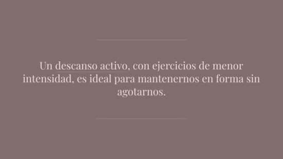 Reposo Activo Cuatro Ejercicios Para Est