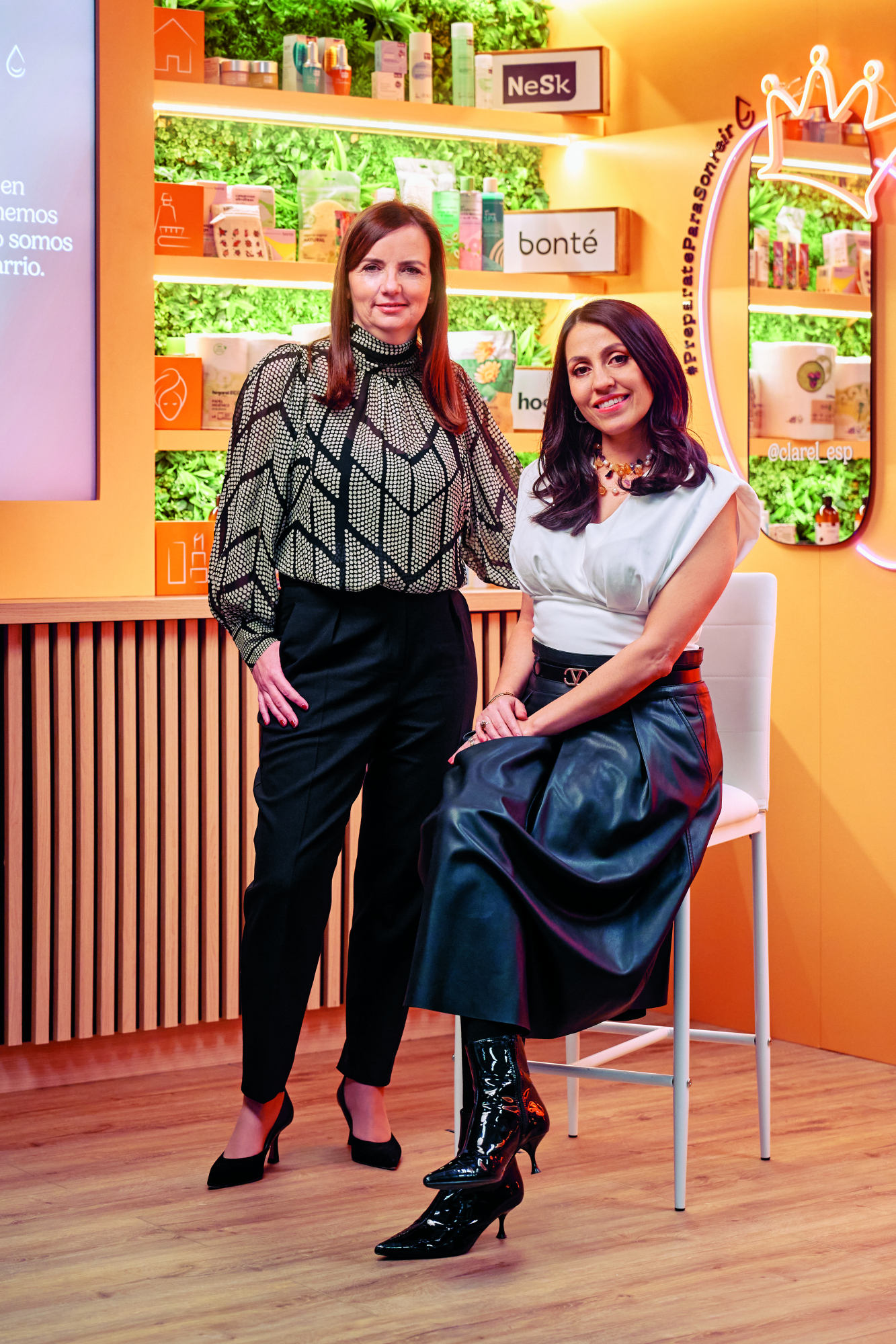 Diana Guzmán y Alicia Antón, las chiefs de marketing & digital y Comercial de Clarel.