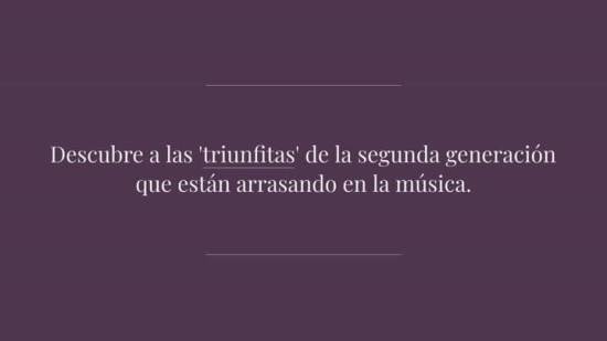 Las 'triunfitas' más top de la segunda generación de 'OT' que deberías tener en tu playlist