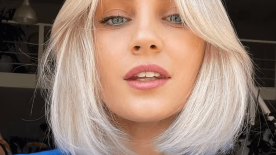 La modelo Georgia-Bess con corte bubble bob (@bel_pipsqueenkinsaigo)