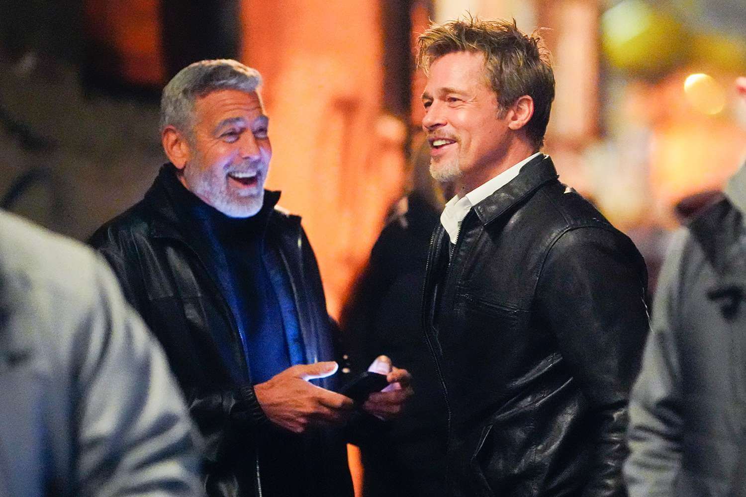 George Clooney y Brad Pitt