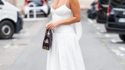 vestido blanco street style