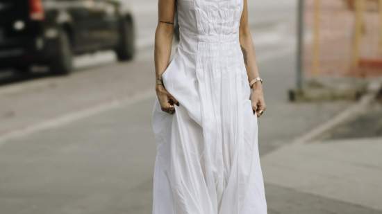 portada vestido blanco zara street style