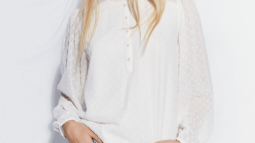 Blusa plumeti con encaje