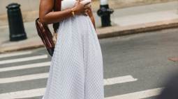 vestido blanco street style