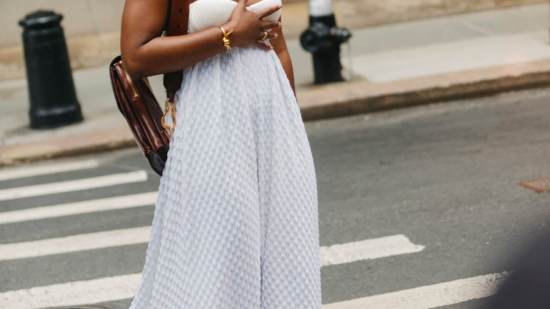 vestido blanco street style