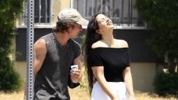 Jeremy Allen White y Rosalía en L.A.