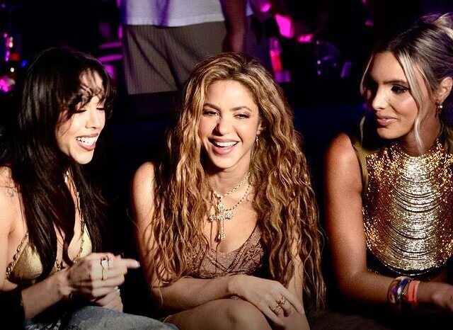 Shakira, Danna Paola y Anitta disfrutan de una noche de fiesta en Miami