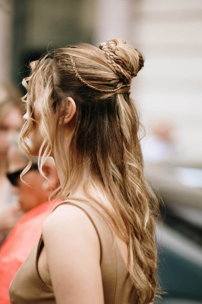 Recogidos con trenzas