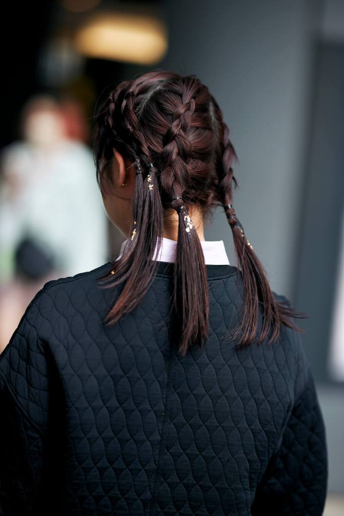 Recogidos con trenzas