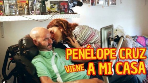Jordi Pons ilustró con esta imagen la visita de Penélope a su casa, donde le concedió una entrevista.