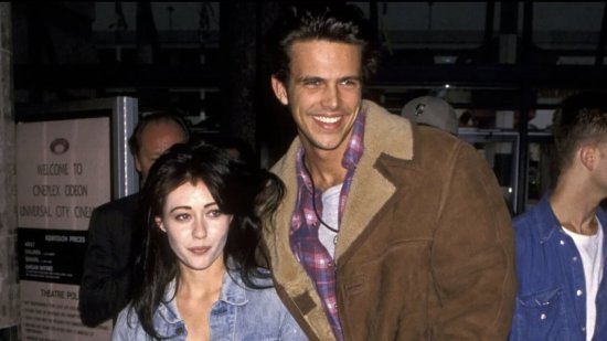 Shannen Doherty junto a Ashley Hamilton - CBS