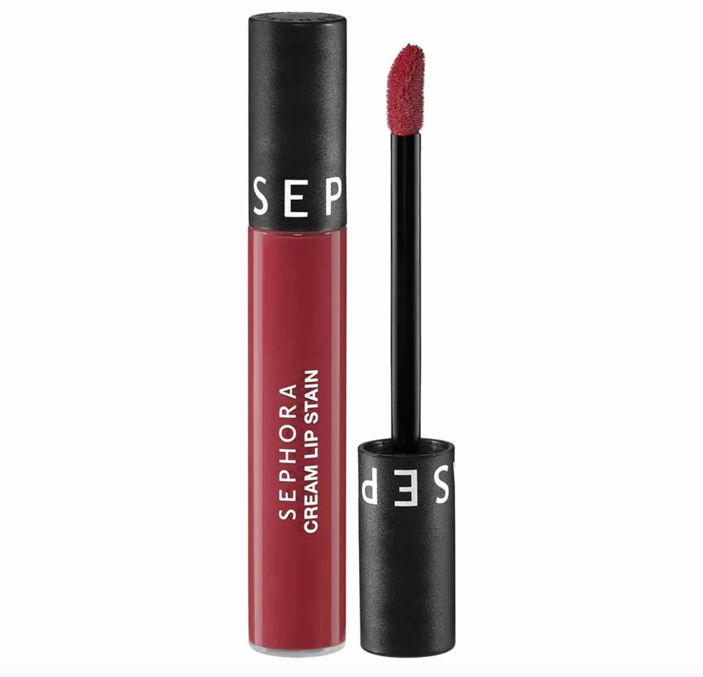 Cream Lip Stain - Rojo Aterciopelado Sin Transferencias - Labial Líquido Mate