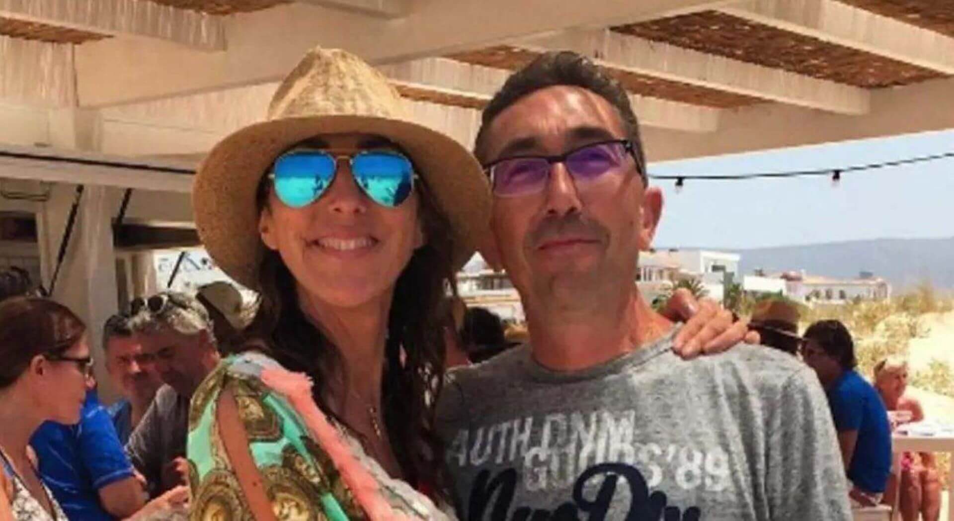 Paz Padilla y su hermano