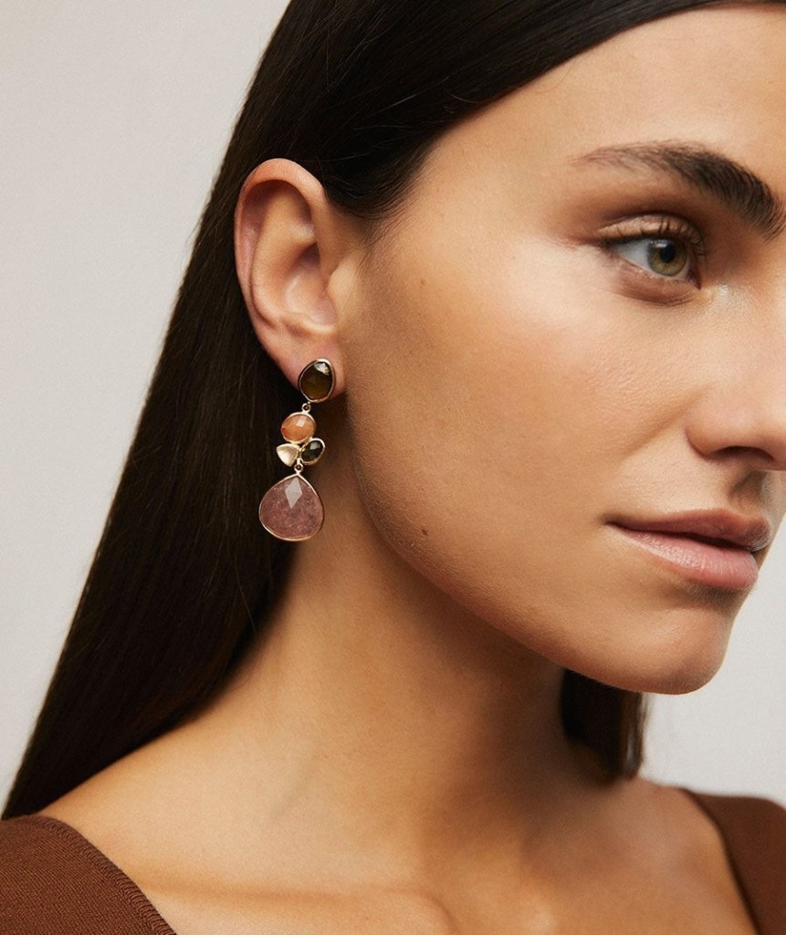 Pendientes Talaia con piedras naturales - Vidal & Vidal