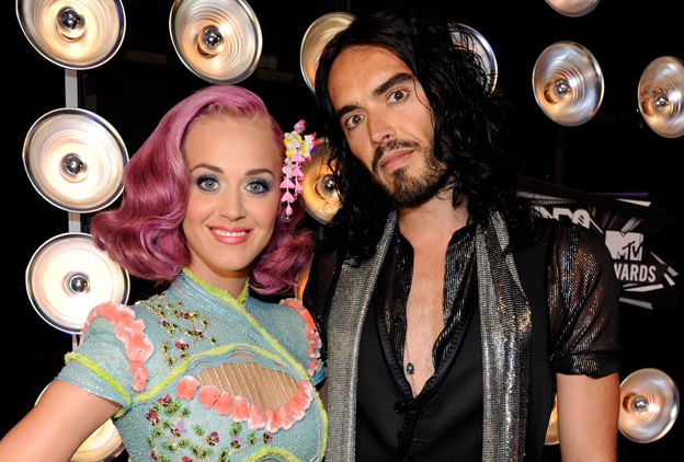 Katy Perry y Russell Brand-Twitter