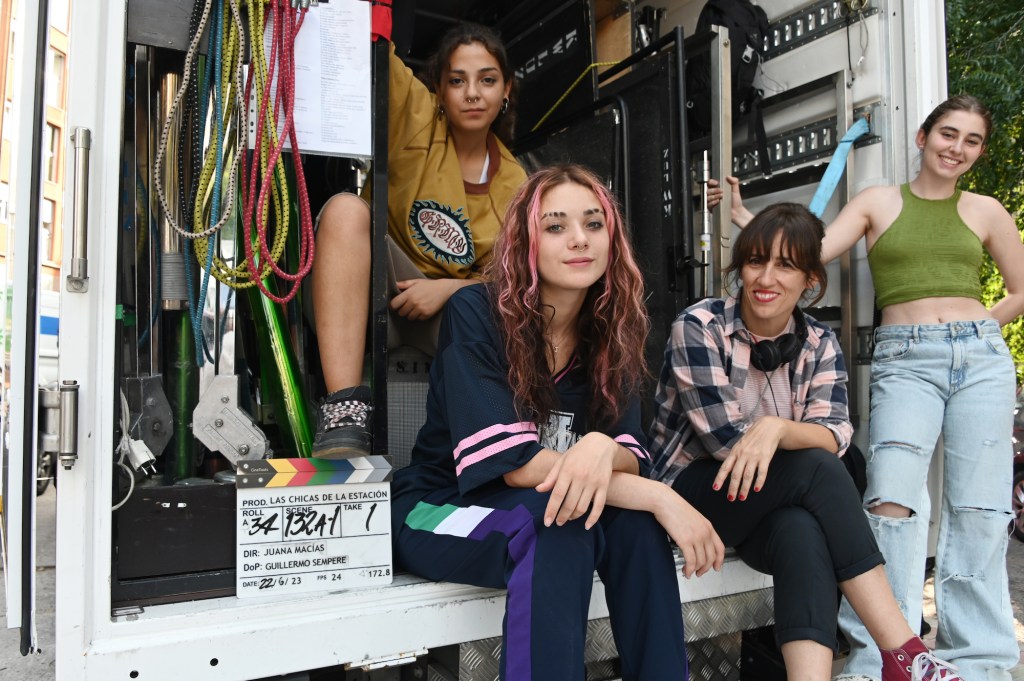 Rodaje 'Las chicas de la estación'-RTVE