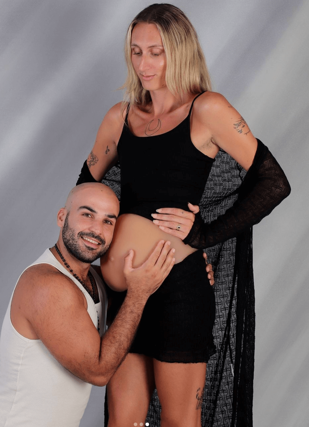 Álex de la Croix junto a su novio Guille