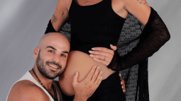 Álex de la Croix junto a su novio Guille