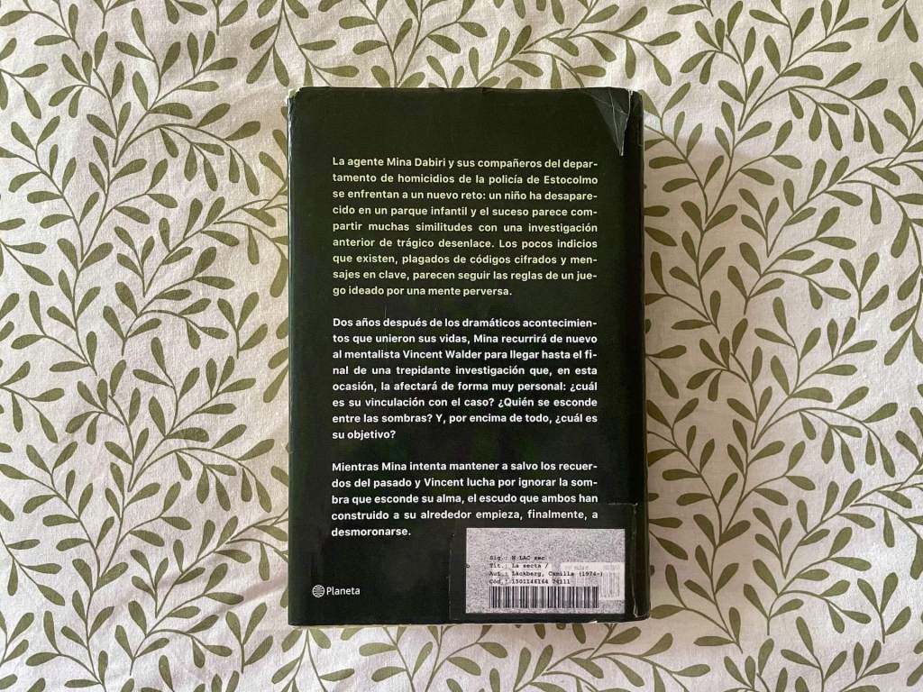 'La Secta', Camilla Läckberg y Henrik Fexeus | Anna Pardo