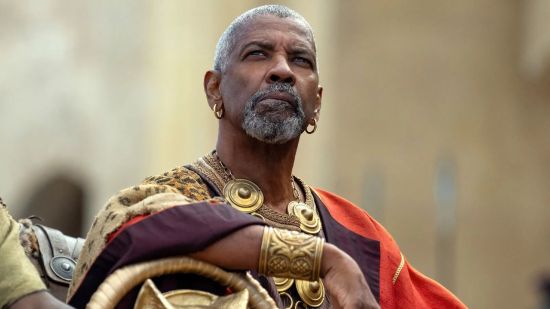 Denzel Washington en un fotograma de 'Gladiator II'