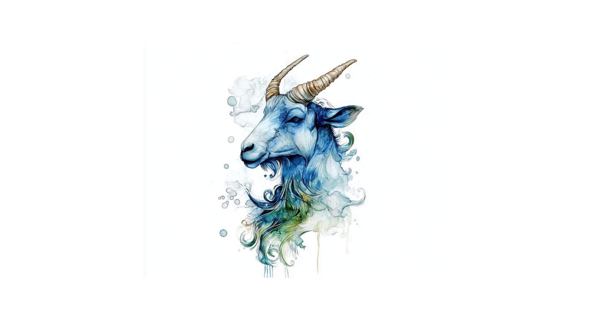 Ilustración inspirada en Capricornio - Midjourney