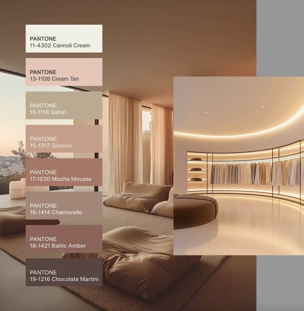 El color del año 2025 de Pantone es Mocha Mousse
