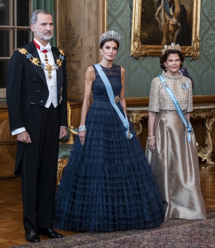 La reina Letizia en Estocolmo en 2021