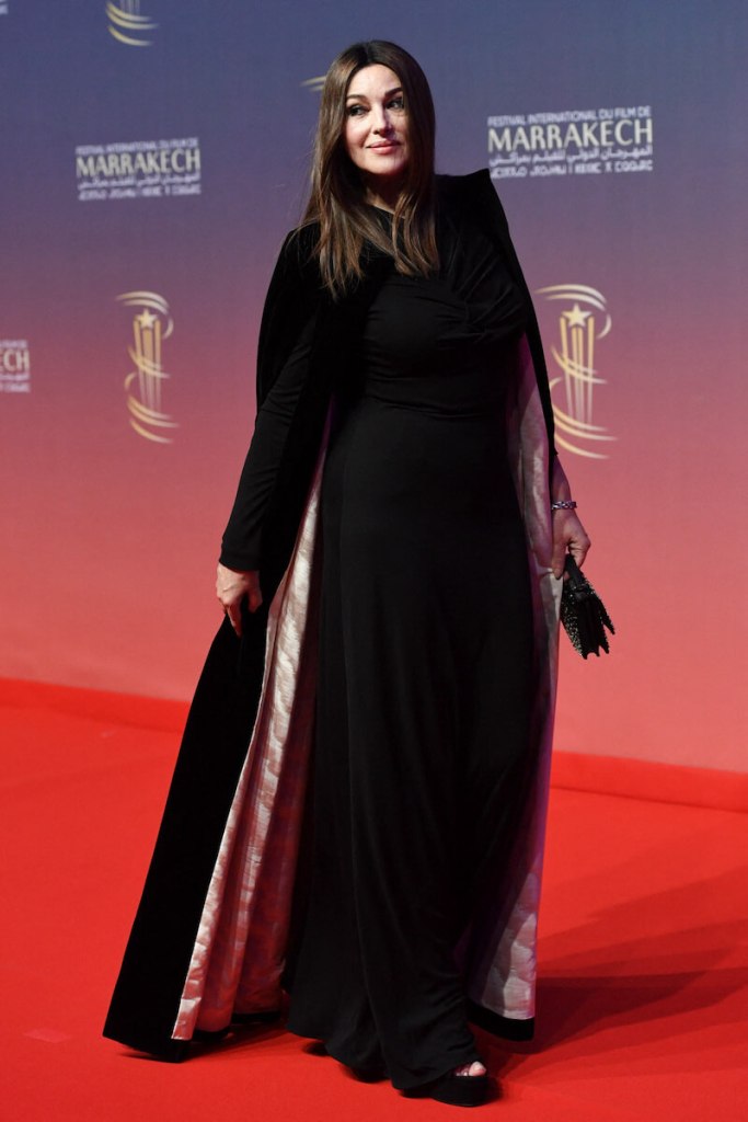 Tim Burton y Monica Bellucci en el Marrakech International Film