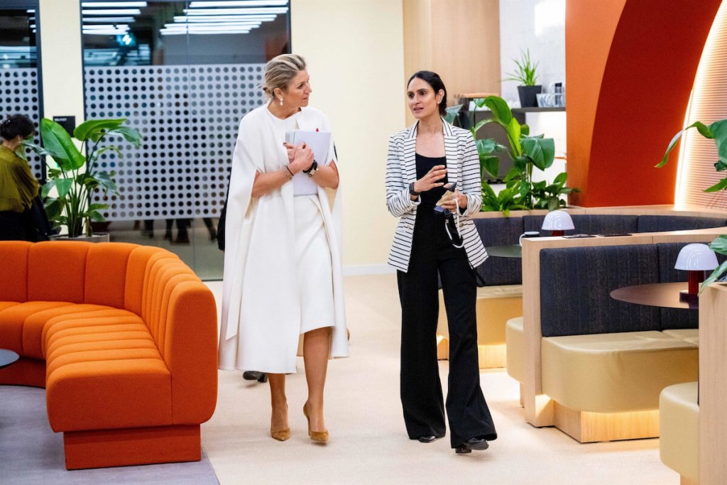 Máxima de Holanda en un evento dedicado a la salud financiera en Londres - 4 de diciembre de 2024 - GTRES