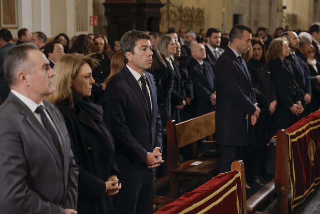Carlos Mazón en la misa por las víctimas de la DANA - GTRES