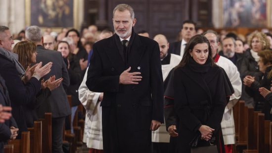 Los Reyes en la misa por las víctimas de la DANA - GTRES