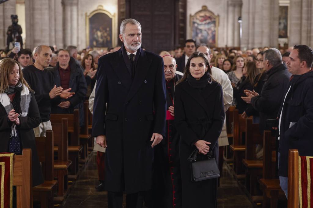 Los Reyes en la misa por las víctimas de la DANA - GTRES