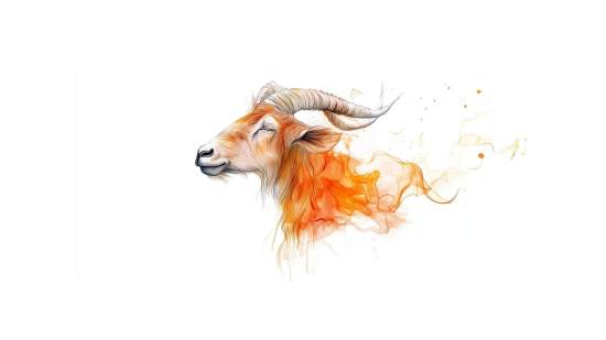 Ilustración inspirada en Capricornio - Midjourney